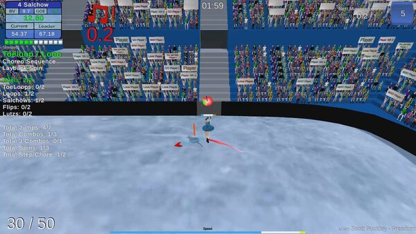 Игра Figure Skating Legends, скриншот