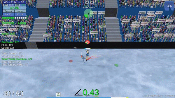 Игра Figure Skating Legends, скриншот