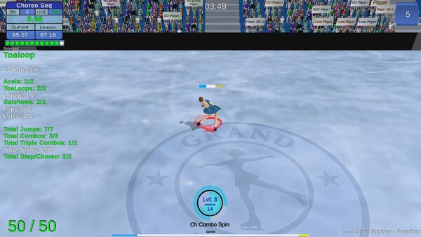 Игра Figure Skating Legends, скриншот