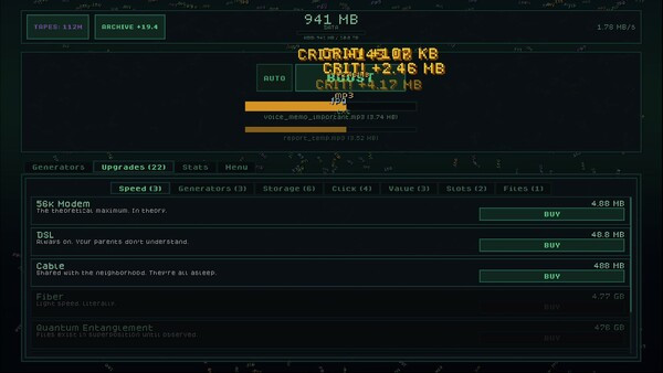 Игра File Hoard, скриншот