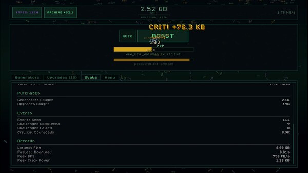 Игра File Hoard, скриншот