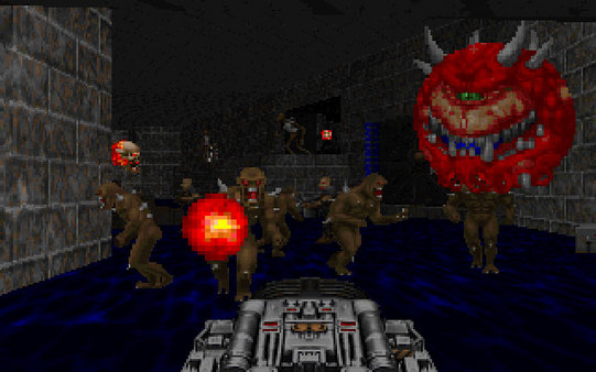 Игра Final DOOM, скриншот
