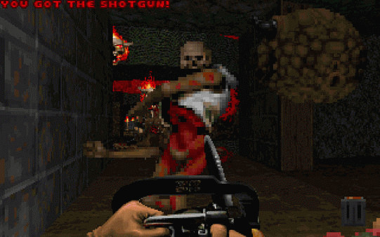 Игра Final DOOM, скриншот