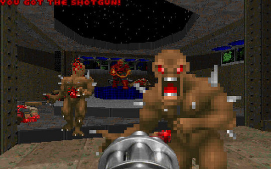 Игра Final DOOM, скриншот