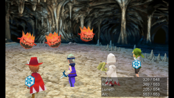 Игра FINAL FANTASY III, скриншот