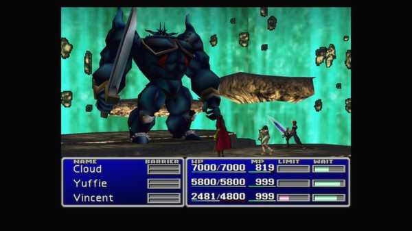 Игра FINAL FANTASY VII, скриншот
