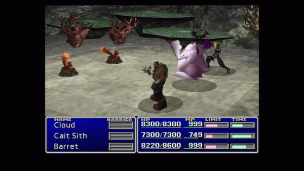 Игра FINAL FANTASY VII, скриншот