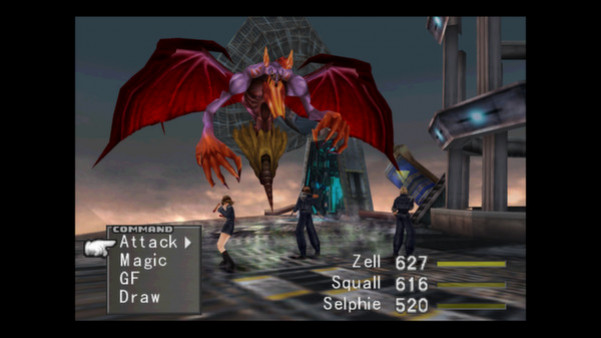 Игра FINAL FANTASY VIII, скриншот