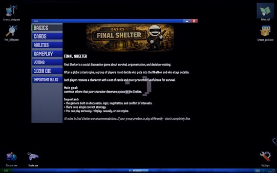 Игра Final Shelter, скриншот