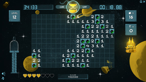 Игра Fine Sweeper, скриншот
