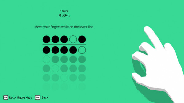 Игра Fingerdance, скриншот