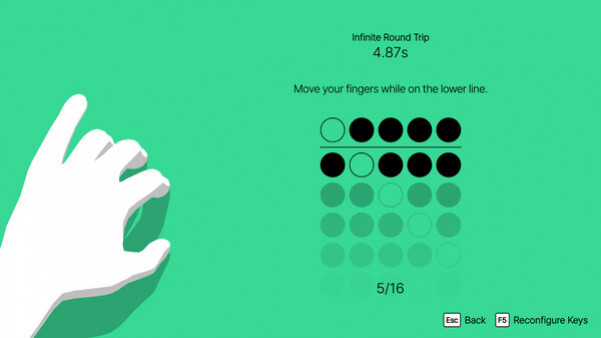 Игра Fingerdance, скриншот