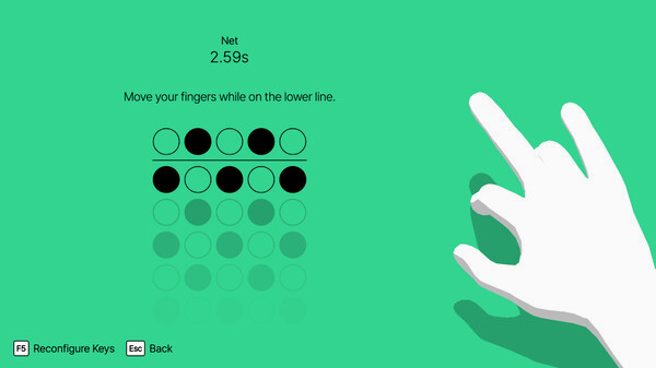 Игра Fingerdance, скриншот
