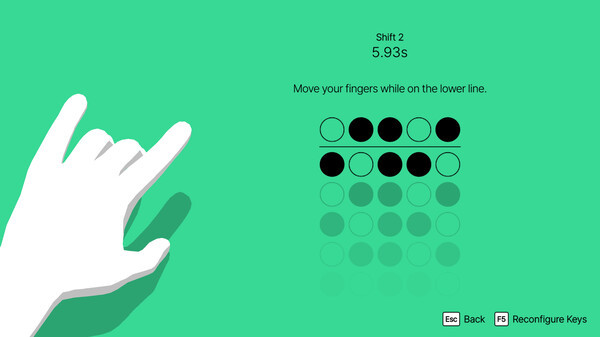 Игра Fingerdance, скриншот