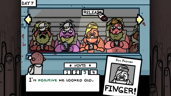 Игра Fingered, скриншот