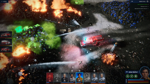 Игра Fire Commander, скриншот