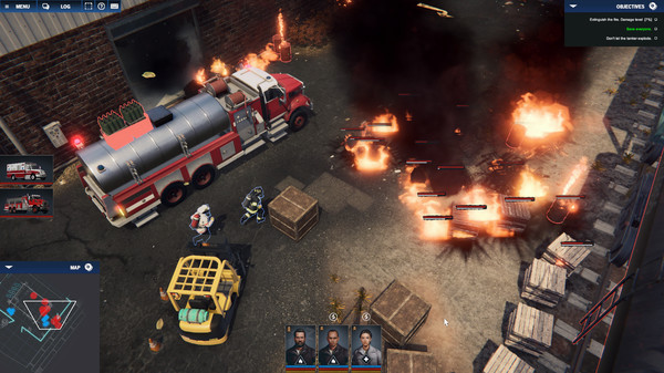 Игра Fire Commander, скриншот