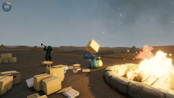 Игра Fire Pit: Throw Things Into The Fire, скриншот