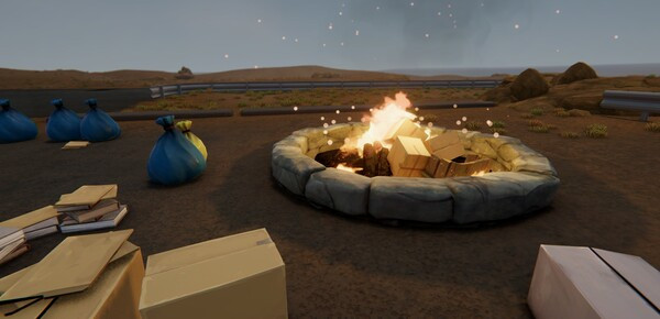 Игра Fire Pit: Throw Things Into The Fire, скриншот