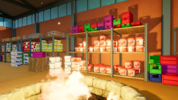 Игра Fire Pit: Throw Things Into The Fire, скриншот