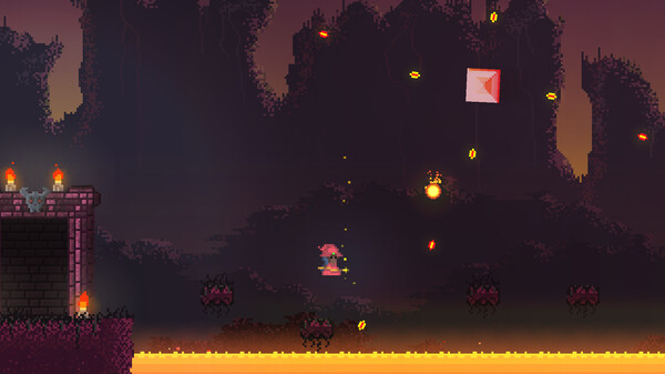 Игра Fireball Wizard, скриншот