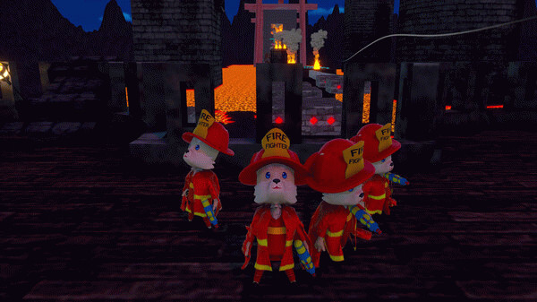 Игра Firefighters Together, скриншот