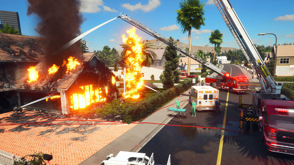 Игра Firefighting Simulator - The Squad, скриншот