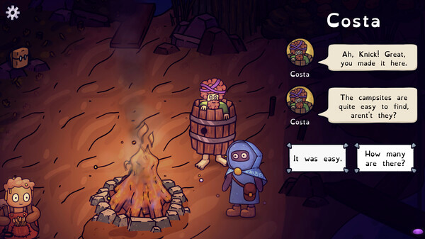 Игра Fireside, скриншот
