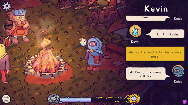 Игра Fireside, скриншот