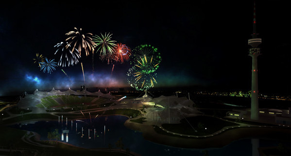 Игра Fireworks Simulator, скриншот