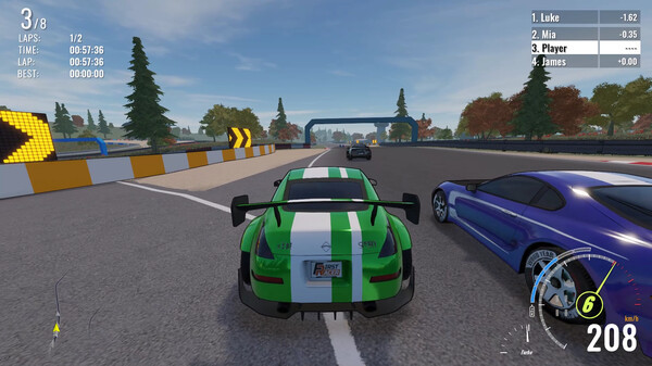 Игра First Racer, скриншот
