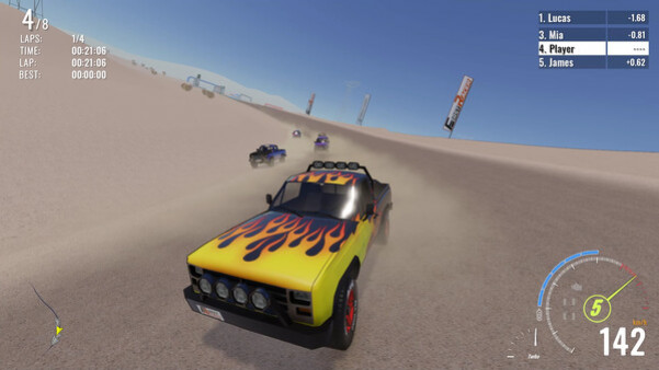 Игра First Racer, скриншот