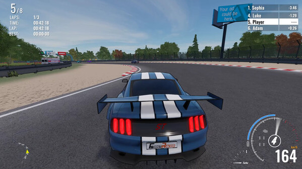 Игра First Racer, скриншот