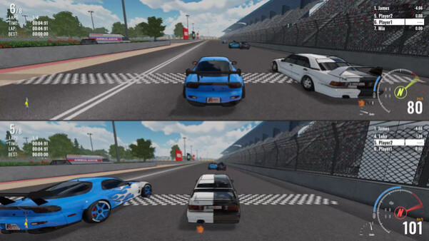 Игра First Racer, скриншот