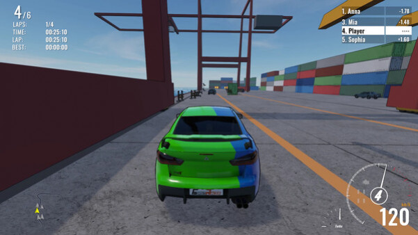 Игра First Racer, скриншот