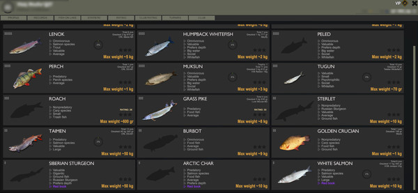 Игра Fisher Online - Сибирь: Енисей, скриншот