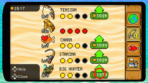 Игра Fishing Paradiso, скриншот