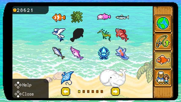Игра Fishing Paradiso, скриншот
