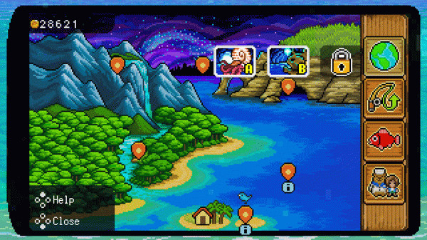Игра Fishing Paradiso, скриншот