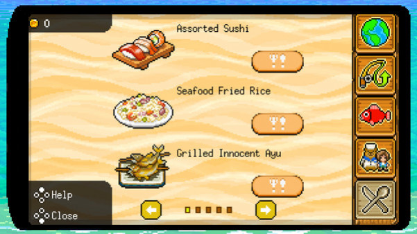Игра Fishing Paradiso, скриншот