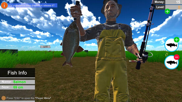 Игра Fishing Pro Simulator, скриншот