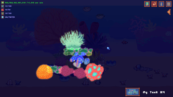 Игра Fishlets, скриншот