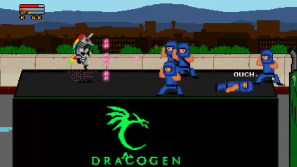 Игра Fist Puncher: Robot Unicorn Attack Character, скриншот