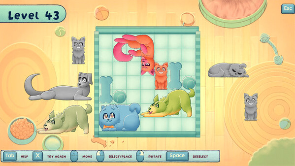 Игра Fit My Dog, скриншот