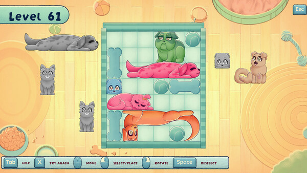 Игра Fit My Dog, скриншот