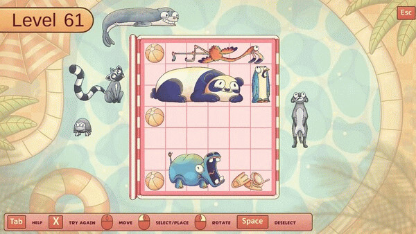 Игра Fit My Zoo, скриншот
