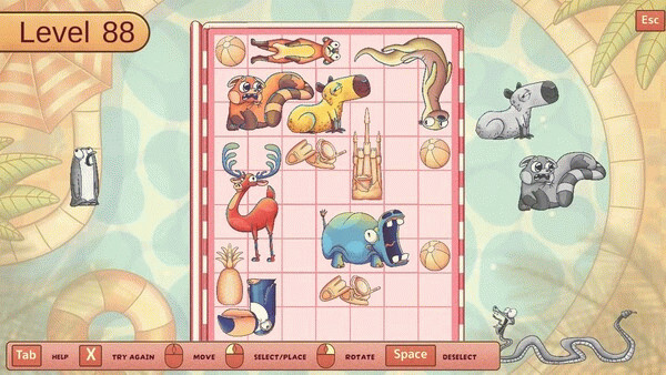 Игра Fit My Zoo, скриншот
