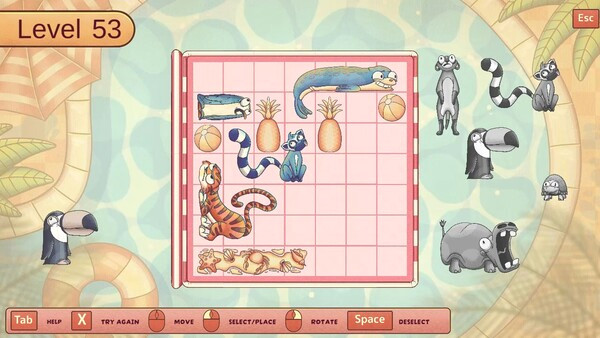 Игра Fit My Zoo, скриншот