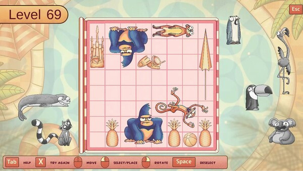 Игра Fit My Zoo, скриншот