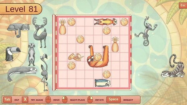 Игра Fit My Zoo, скриншот
